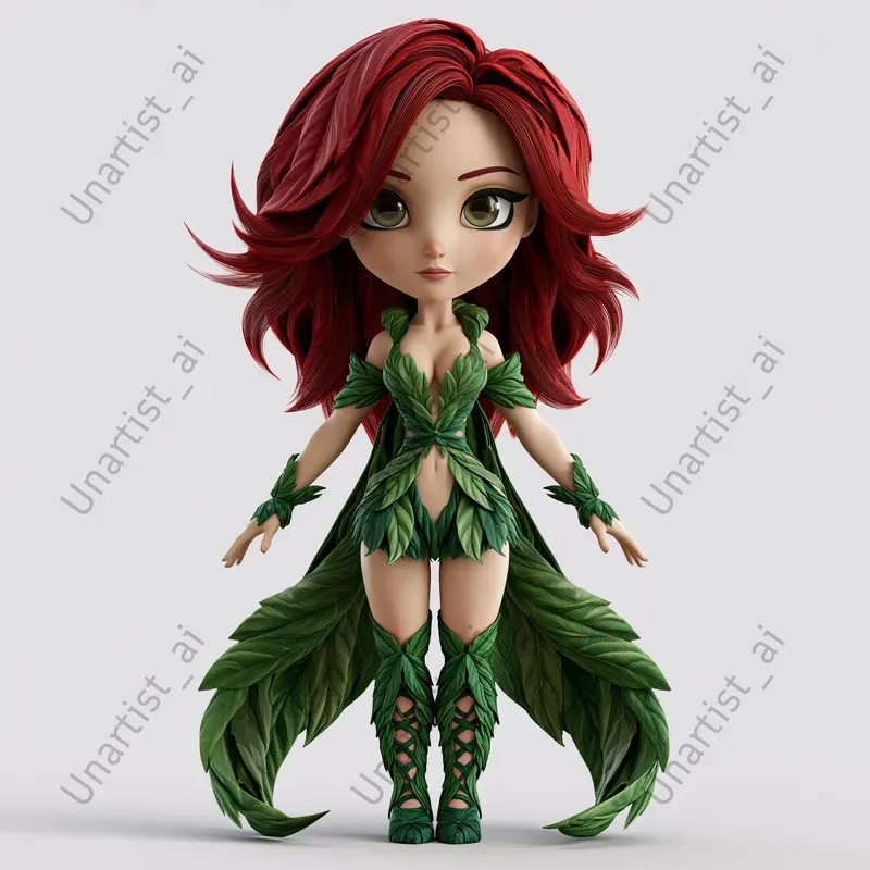 3D Female Comics Bubblehead Figures