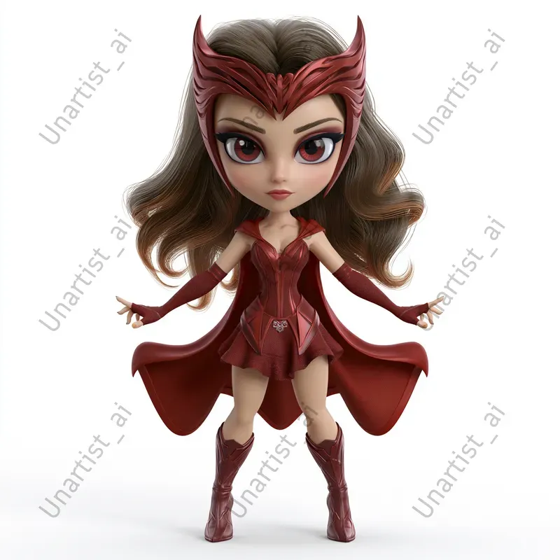 3D Female Comics Bubblehead Figures