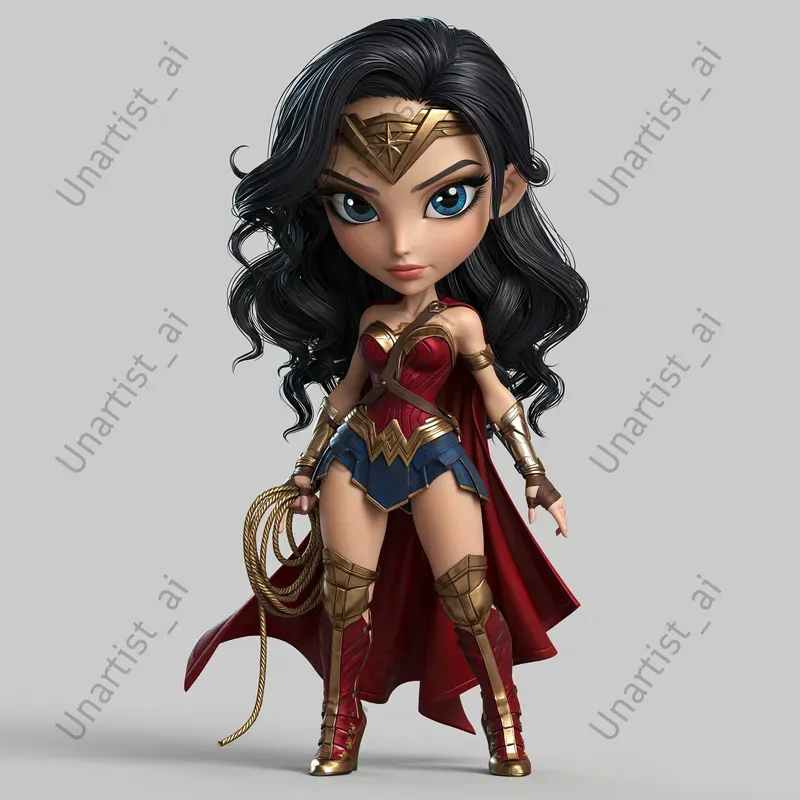 3D Female Comics Bubblehead Figures