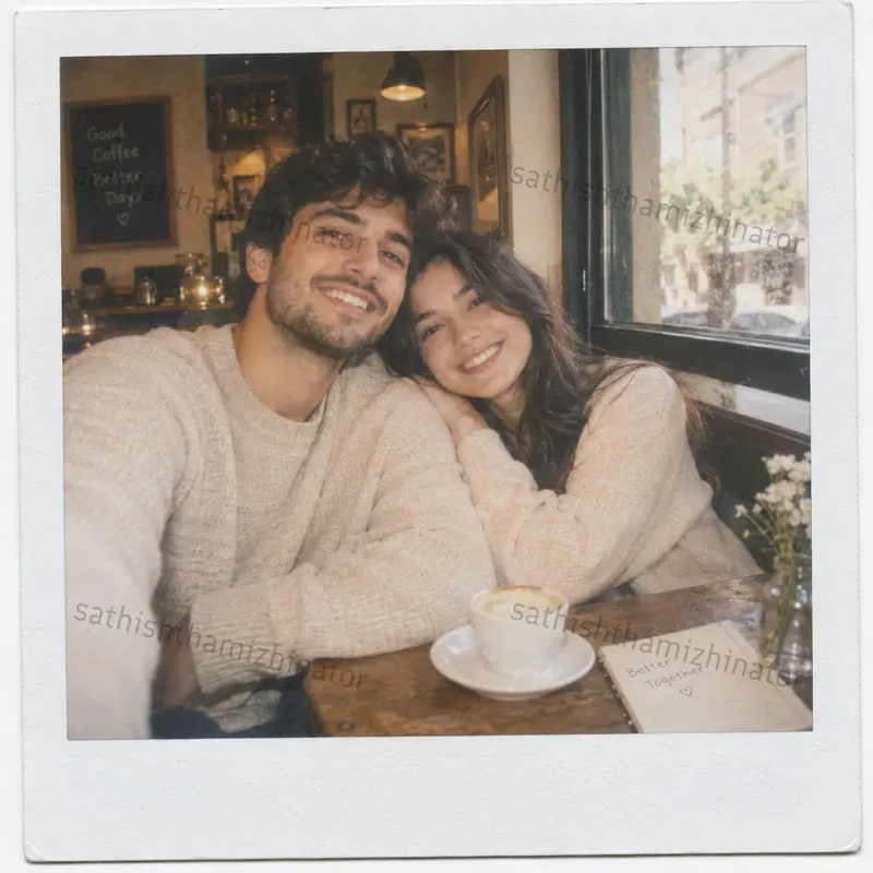Romantic Couple Instax Portraits