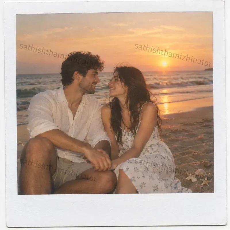 Romantic Couple Instax Portraits