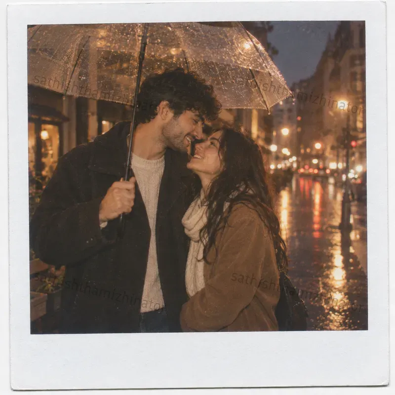 Romantic Couple Instax Portraits
