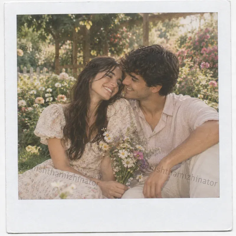 Romantic Couple Instax Portraits