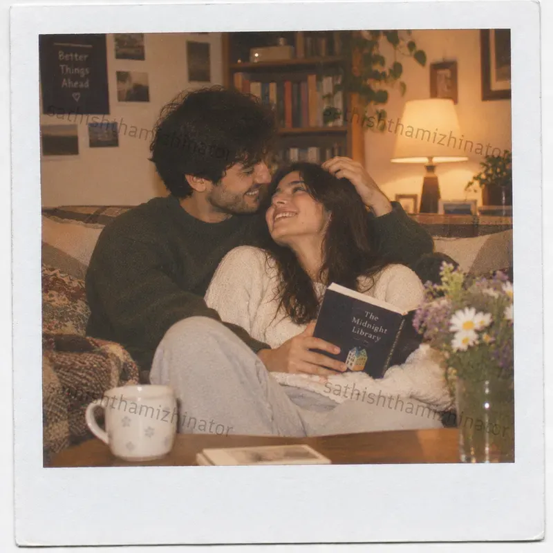 Romantic Couple Instax Portraits
