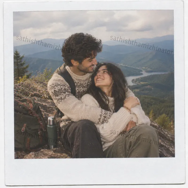 Romantic Couple Instax Portraits
