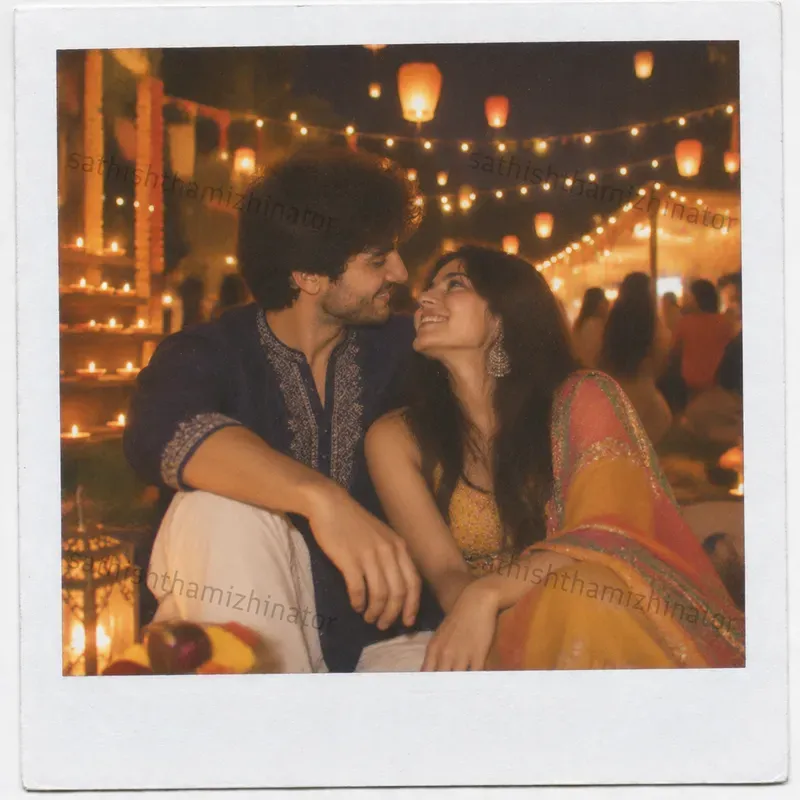 Romantic Couple Instax Portraits