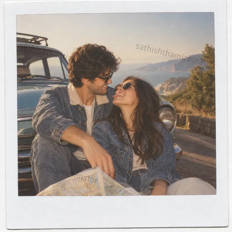 Romantic Couple Instax Portraits