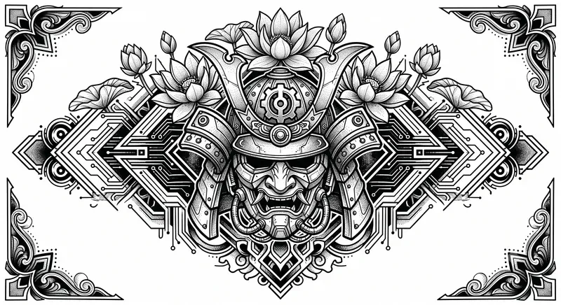 Gothic Blackwork Tattoo Art