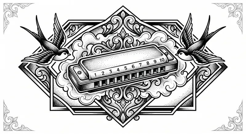 Gothic Blackwork Tattoo Art
