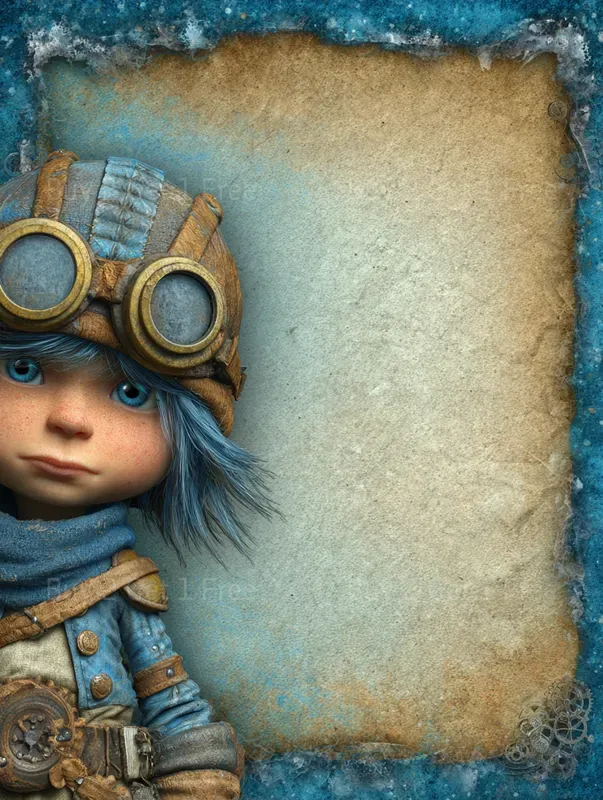 Steampunk Clockwork Background Frames
