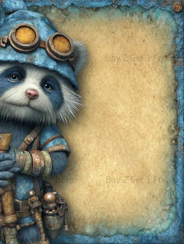 Steampunk Clockwork Background Frames