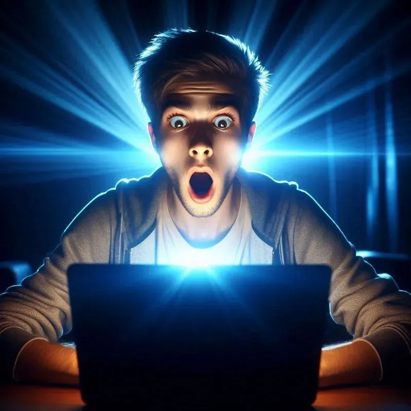 Viral Shock Reaction YouTube Thumbnail Ps