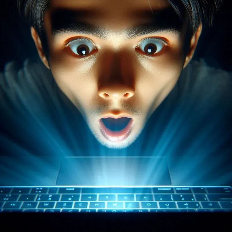 Viral Shock Reaction YouTube Thumbnail Ps