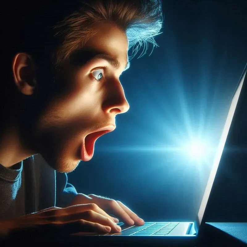 Viral Shock Reaction YouTube Thumbnail Ps