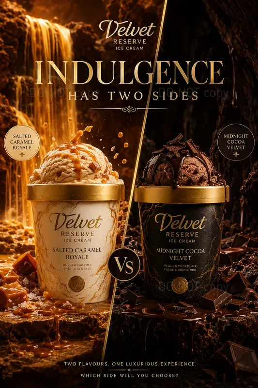 Split Flavor Product Ads