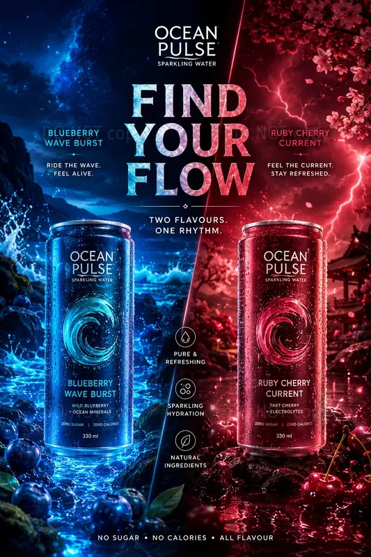Split Flavor Product Ads