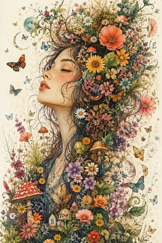 Whimsical Botanical Dreamworlds