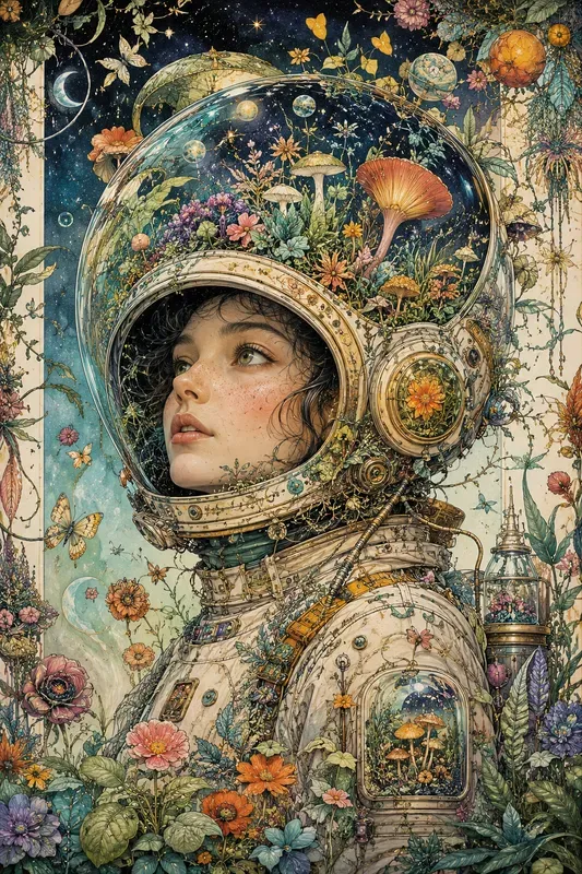 Whimsical Botanical Dreamworlds