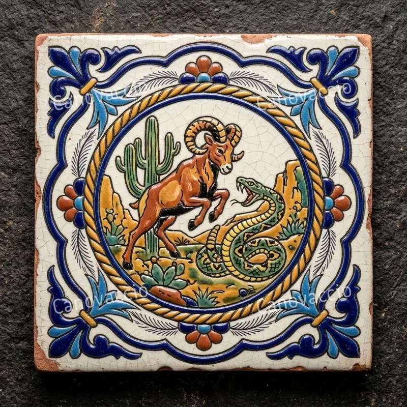 Generates Authentic Mexican Talavera Majs