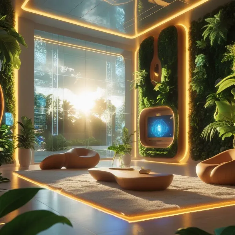 Ecofuturistic Interior Designs