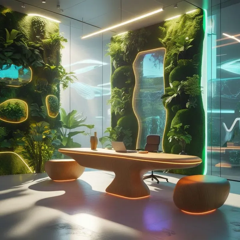 Ecofuturistic Interior Designs
