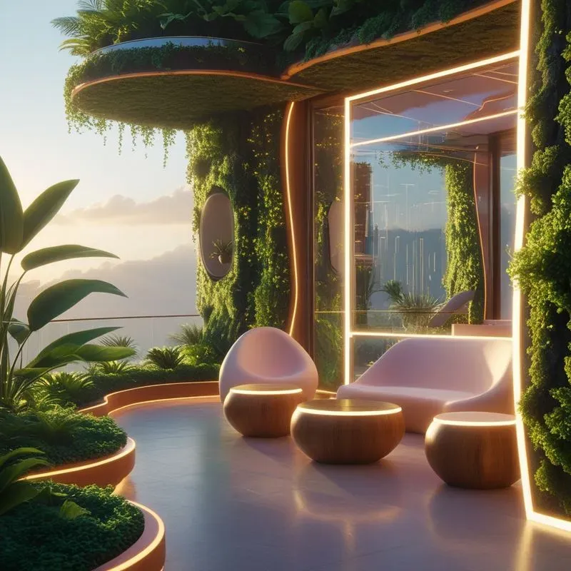 Ecofuturistic Interior Designs