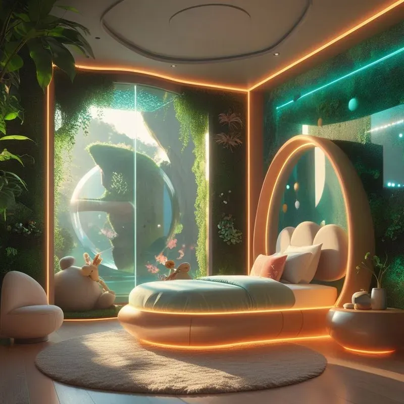 Ecofuturistic Interior Designs