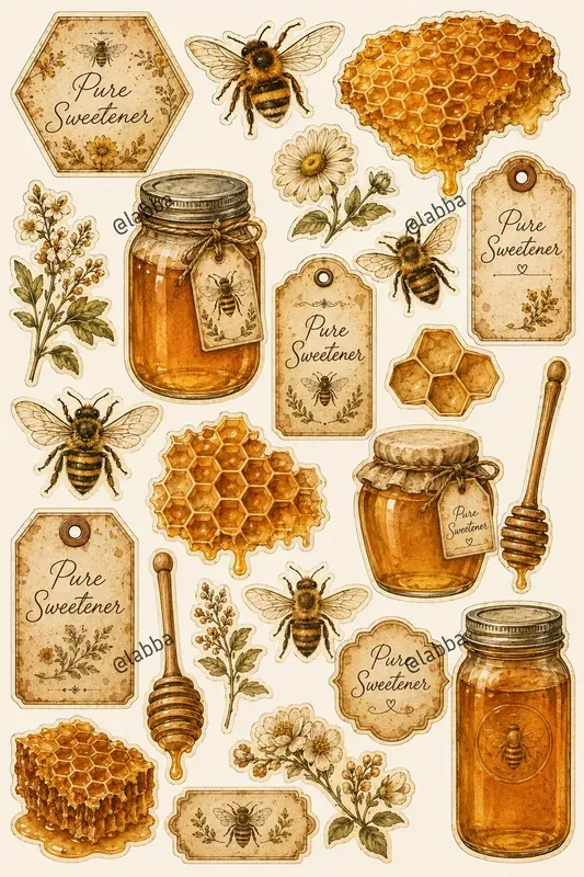 Vintage Junk Journal Ephemera Sheets