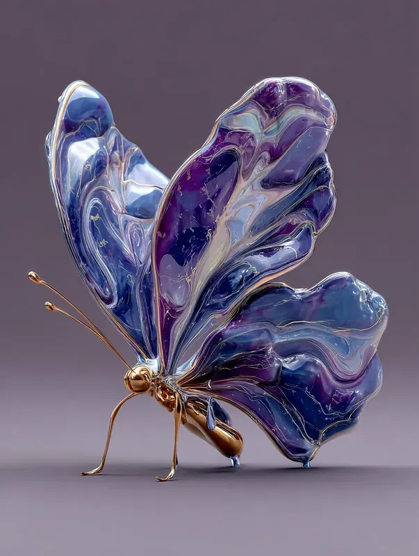 Liquid Chrome Surreal Sculptures