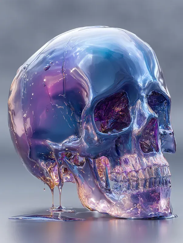 Liquid Chrome Surreal Sculptures