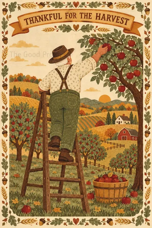Thanksgiving Folk Art Printables