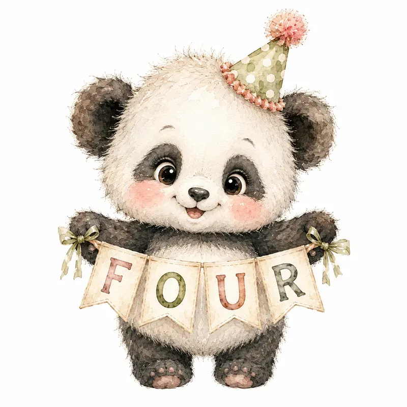 Sweet Baby Birthday Animals