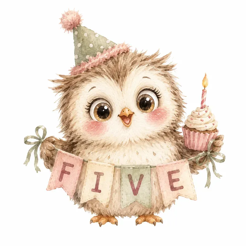 Sweet Baby Birthday Animals
