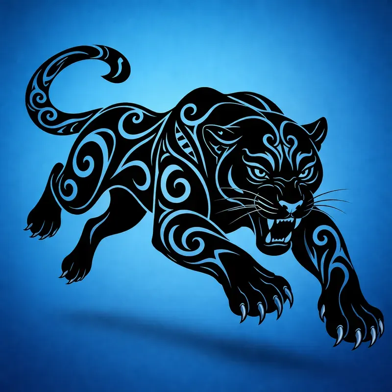Tribal Silhouette Vector Art Generator