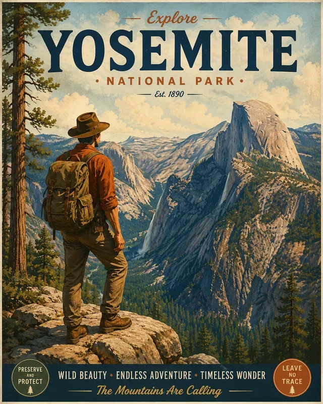 Vintage Travel Poster Generator