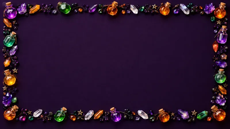 Halloween Copy Space 3D Frames