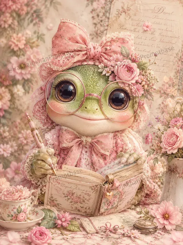 Cute Pastel Vintage Animal Junk Journals