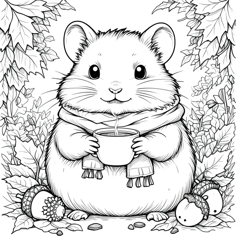 Kawaii Animal Coloring Books