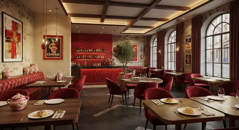 Vibrant Restaurant Interior Designers