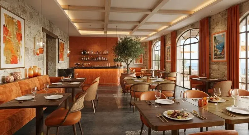 Vibrant Restaurant Interior Designers