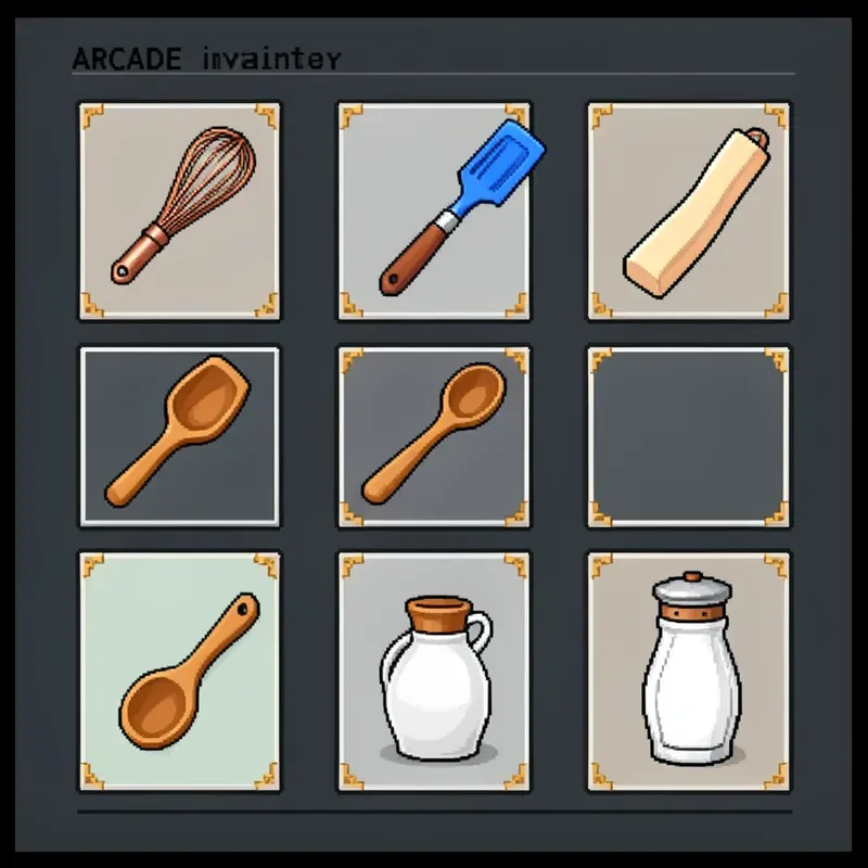 Arcade Inventory Object Sheets