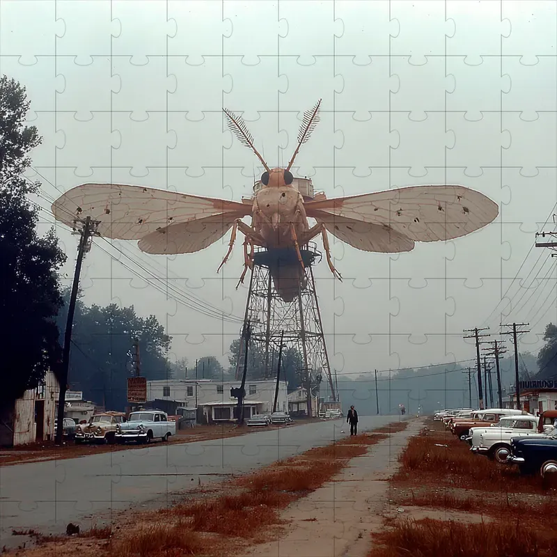 Film Photo Retro Uncanny Giants