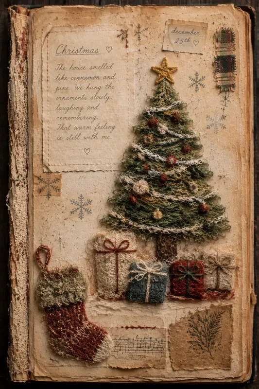 Yarn Scrap Junk Journal Page Generator