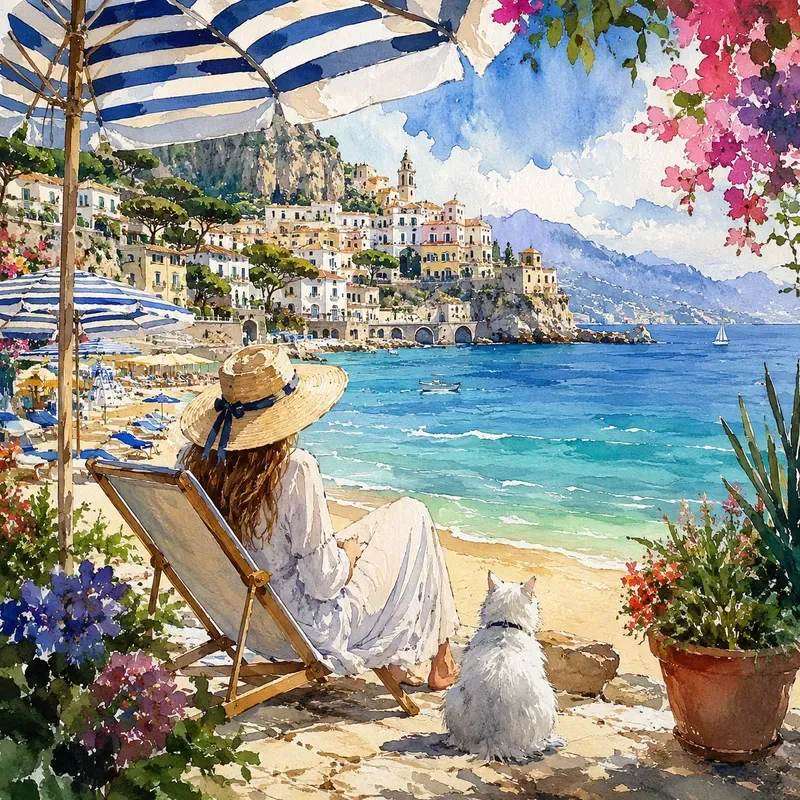 Coastal Watercolor Escapes