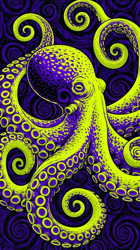 Psychedelic Neon Phone Wallpapers