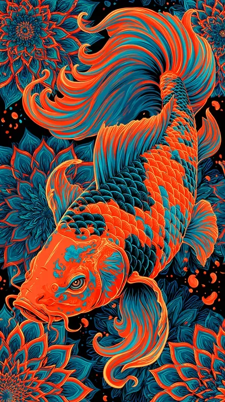 Psychedelic Neon Phone Wallpapers