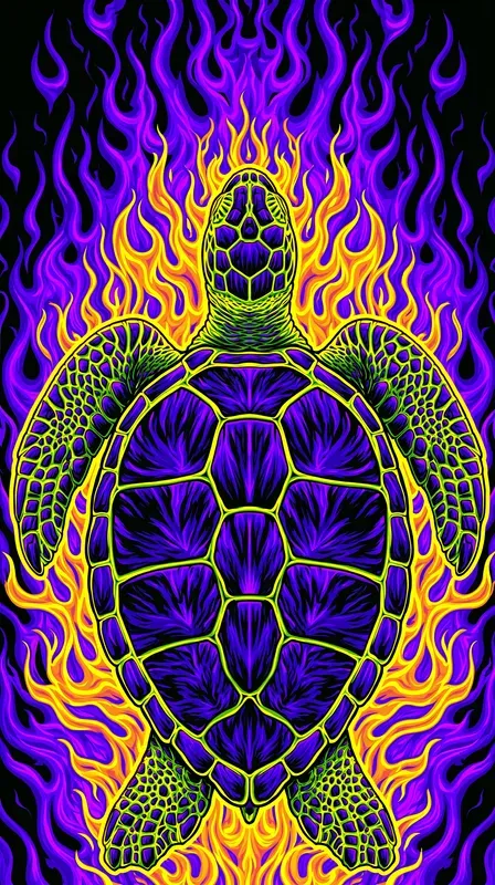 Psychedelic Neon Phone Wallpapers
