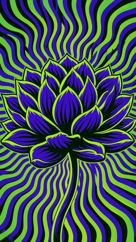 Psychedelic Neon Phone Wallpapers