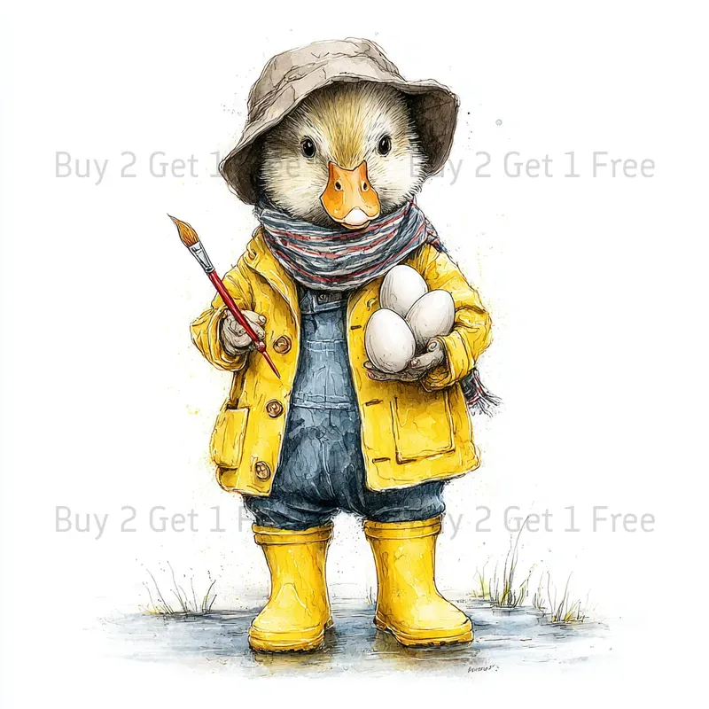 Easter Cottagecore Cute Clipart