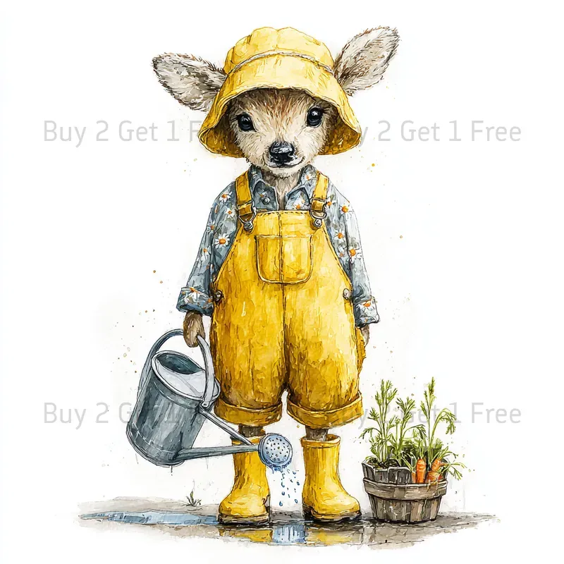 Easter Cottagecore Cute Clipart